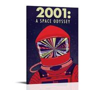 QWCWZPPZ Poster sur toile de films et séries télévisées classiques 2001 A Space Odyssey - Décoration murale pour chambre à coucher - 60 x 90 cm - Style cadre