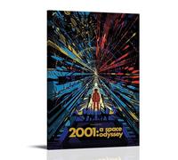 QWCWZPPZ Poster sur toile de films et séries télévisées classiques 2001 A Space Odyssey - Décoration murale pour chambre à coucher - 40 x 60 cm - Style cadre