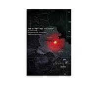 QWCWZPPZ Poster sur toile de Tchernobyl classique de films et séries télévisées - Décoration murale pour chambre à coucher - 20 x 30 cm - Style sans cadre