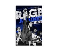 QWCWZPPZ Poster sur toile pour album de musique Rage Against The Machine - Décoration murale pour chambre à coucher - 50 x 75 cm - Style sans cadre