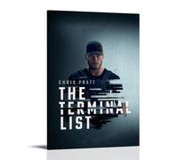 QWCWZPPZ Poster sur toile The Terminal List - Films et séries télévisées classiques - Art mural décoratif pour chambre à coucher - 30 x 45 cm - Style cadre