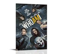 QWCWZPPZ Poster sur toile « Who Am I - No System Is Safe » - Films classiques et séries télévisées - Décoration murale pour chambre à coucher - 20 x 30 cm - Style cadre