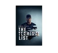 QWCWZPPZ The Terminal List - Poster sur toile de films et séries télévisées classiques - Décoration murale pour chambre à coucher - 60 x 90 cm - Style sans cadre