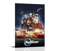 QWCWZPPZ Top Gear Poster sur toile classique de films et séries télévisées - Décoration murale pour chambre à coucher - 40 x 60 cm - Style cadre