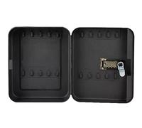 QWdfgS Armoire à clés, Boîte à clés avec Serrure Combinaison, 5 Types de capacité en Option, Armoire Murale, Rangement Voiture, Gestion des(Black,20 Keys)