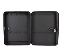 QWdfgS Armoire à clés, Boîte à clés avec Serrure Combinaison, 5 Types de capacité en Option, Armoire Murale, Rangement Voiture, Gestion des(Black,32 Keys)