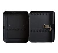 QWdfgS Armoire à clés, Boîte à clés avec Serrure Combinaison, 5 Types de capacité en Option, Armoire Murale, Rangement Voiture, Gestion des(Black,28 Keys)