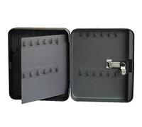 QWdfgS Armoire à clés, Boîte à clés avec Serrure Combinaison, 5 Types de capacité en Option, Armoire Murale, Rangement Voiture, Gestion des(Black,48 Keys)