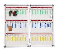 QWdfgS Armoire à clés, Boîte à clés Murale, Petite Armoire, 4 capacités au Choix, for Bureau/Atelier Automobile(48 Keys)