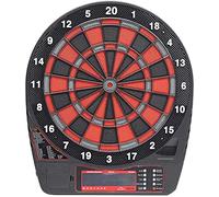 QWdfgS Jeu de fléchettes Cible de fléchettes Souple Professionnelle, Machine d'entraînement avec Tableau d'affichage LCD, alimentée par Adaptateur Secteur ou Batterie, for Jardin intérieur