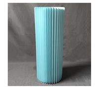 QWdfgS Présentoir, Colonnes en papier pliables, socles d'affichage, pièce maîtresse cylindrique avec disque acrylique(Diameter 40cm,100cm)