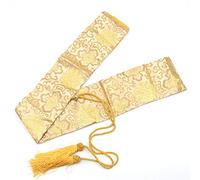 QWdfgS Sac pour épée d'arts Martiaux, Étui de Transport for Tai Chi, Sac Rangement for épée samouraï Katana Japonais en Soie 53 Pouces, étui for avec Gland doré, U(J)