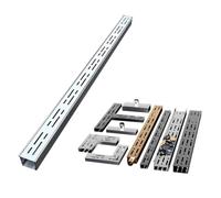 QWEASDF Caniveau de Douche，Slim Linear Drain Grate Stainless | Amovible Tranchée Et Grilles De Drainage, pour Jardin, Terrasse, Allée，Design d'entretien facile à nettoyer