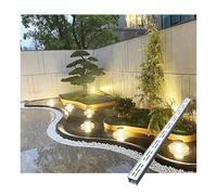 QWEASDF Caniveau Exterieur Extra Plat de ExtéRieur,Siphon de Sol Exterieur | Système De Tranchée De Drainage À Profil Bas, Grille De Drainage Fine,Installation Facile(H8*W7CM/H3.15*W2.75IN)