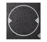 QWEASDF Couvercle et Cadre de Trou d'homme Invisibles，Couvercle Rond de Bassin d'égout, Couvercle de Fosse septique Robuste, Couvercle d'inspection Invisible, imperméable(40 * 40cm/15.7 * 15.7in)