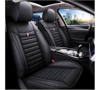 QWEDFSD Housses de Siège de Voiture pour MG MGS5 EV 2025,Imperméable Protection Siege La Poussière Ensemble Complet de Housses Siege Auto en Cuir,Black/A