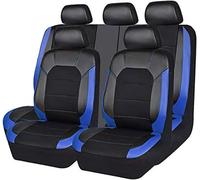 QWEDFSD Voiture Ensembles pour Mitsubishi Outlander I SUV(2001-2007),Confortable Nonslip De Housses De Siège Toutes Saisons Protection Couvre aux Rayure Interieur Accessoires, B/Blue