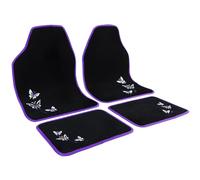 QWEERASS 4 pièces Tapis de Voiture,pour Dacia Spring 2021-2025 Tapis Voiture Tous Temps antidérapant Protection Contre Les saliss Accessoires,B