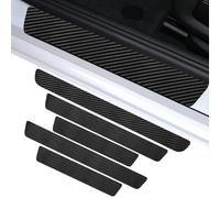 QWEERASS 5 PCS Protecteur de Seuil de Porte de Voiture, pour Hyundai Kona II SUV 2010-2024 Protection Portiere de Voiture Anti-Dirty Anti-Rayures