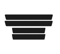 QWEERASS Protection Seuil de Porte de Voiture, pour Audi A4 Avant B9 8W I 2015-2024 Autocollant en Cuir de Fibre de Carbone Plinthes Anti-Dirty Antidérapan