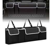 QWEERASS Rangement Coffre Voiture, pour Renault Clio V / 5 2019-2024 Multipurpose Organisateur Coffre Range-Coffre Imperméable et Extensible Organisateur Auto