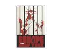 QWEJNVCZ Poster du film Escape from New York - Impression sur toile - Décoration murale moderne pour chambre à coucher - 40 x 60 cm