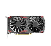 QWEOWW Carte Graphique Carte Graphique de Jeu Fit for MLLSE AMD RX 580 8 Go 2048SP GDDR5 256 Bits PCI-E 3.0 × 16 8 Broches Radeon GPU RX 580 Carte vidéo Placa De Video