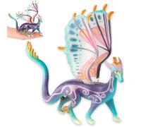 QWEPU Figure Figurine de Licorne,Mythique Pégase-Western Mythology Licorne, Cheval d'Elfe Mythique Pégase Modèle,Cadeaux d'anniversaire pour Enfants (19 * 17.8 * 5cm