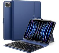 Qwert Universal Keyboard Case Compatible with 9 Inch,9.7 Inch,10.1 Inch,10.2 Inch,10.4 Inch,10.5 Inch,10.9 Inch,11 Inch Tablet,Removable Wireless Bluetooth Keyboard Case and Stylus Holder.