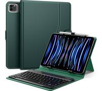 Qwert Universal Keyboard Case Compatible with 9 Inch,9.7 Inch,10.1 Inch,10.2 Inch,10.4 Inch,10.5 Inch,10.9 Inch,11 Inch Tablet,Removable Wireless Bluetooth Keyboard Case and Stylus Holder
