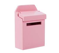 Qwertfeet 1/12 Rose Miniature pour Maisons de Poupées en Bois Boîte à Lettres