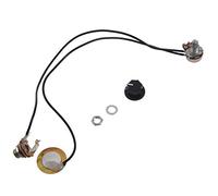 Qwertfeet 27 mm Guitare Transducteur Piezo Précâblé Amplificateur Sortie 6,35 mm pour Guitare Acoustique Ukulélé Cigar Box Guitare
