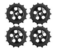 Qwertfeet 4 Pièces RC 1/8 Palettes Pneus Neige Neige Pneus Taille 1: 8 Roues Hors route 1: 8 Pneu de Plage Cartes Courtes tout-terrain pour RC