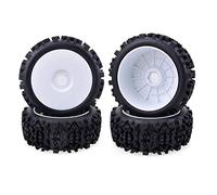Qwertfeet 4 x moyeu de jante de 17 mm et roue dentée profonde pour 1/8 tout-terrain RC Redcat Team Hobao
