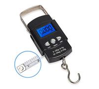 Qwertfeet 50 kg x 0,01 kg balance de poche électronique numérique de marche 10 g balance de voyage portable pour bateaux de pêche