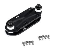 Qwertfeet Adaptateur pour rail Une base de Surfskate Truck s'adapte à n'importe quelle planche - et comme planche de Surf,Adaptateur pour Rail,Noir