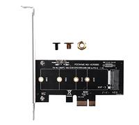 Qwertfeet Ajouter sur Cartes Adaptateur PCIE Un M2 PCI 3.0 de X1 Un NVME SSD M2 Support Adaptateur PCIE Raiser 2230 2242 2260 2280 SSD M.2