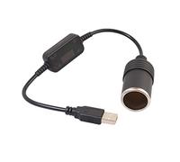 Qwertfeet Convertisseur de prise USB 5 V vers 12 V pour allume-cigare de l'adaptateur