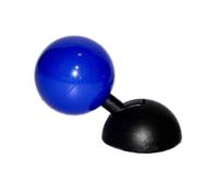 Qwertfeet Couvercle de bouton de joystick /Stop pour moteur de voiture Décoration pour bouton d'allumage de voiture Bleu