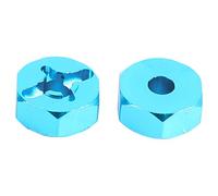 Qwertfeet Ensemble de Conversion Roues Essieu et Moyeu de Plongée Hexagonal de 12 Mm 1/10 sur Route pour 1/18 A959 A969 A979 A959B A969-B Pièces de Mise à niveau RC