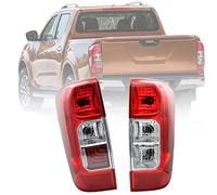 Qwertfeet Feu Arrière pour Nissan Navara NP300 2015 2016-2019, Feux Frein Lampe Voiture Remplacement Gauche Droit Côté Passager Conducteur,Red- Left
