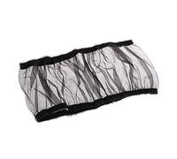 Qwertfeet Housse pour Cage pour Oiseaux Capture de Graines Cage pour Oiseaux Couverture dans le Filet Un Filet en Nylon Protection Jupe (Noir)