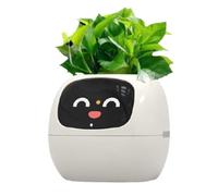 Qwertfeet Ivy Mini pot de fleurs intelligent rechargeable par USB pour décoration d'intérieur, rend la culture de plantes facile et amusante, couleur