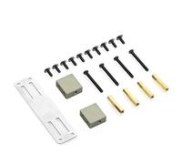 Qwertfeet Kit de support de montage fixe en métal pour B14 B16 B36 C24 C34 1/16 RC Accessoires pour pièces de rechange pour camion, titane