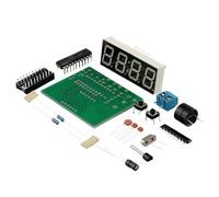 Qwertfeet Kit D'Horloge Électronique Numérique à 4 Chiffres, Horloge Numérique à Microcontrôleur, Kit D'Horloge Numérique à 4 Chiffres, Kit de Bricolage Électronique
