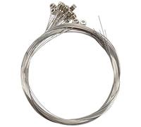 Qwertfeet Lot de 20 cordes simples pour guitare électrique en vrac .011 haut et (moyen) 11 jauge
