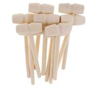 Qwertfeet Lot de 30 mini marteaux en bois massif pour homard et autres crustacés