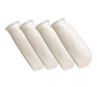 Qwertfeet Lot de 4 paquets de chaussettes filtrantes, 200 micromètres, pour aquarium/aquarium salin, étang, pour/trop complet