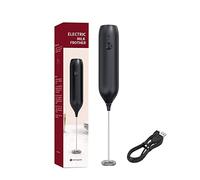 Qwertfeet Mousseur à Lait éLectrique Portatif USB Rechargeable Mini Mousse Maker Boisson MéLangeur Fouet Batteur pour Café Latte Matcha