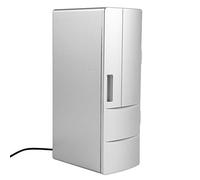 Qwertfeet Réfrigérateur Mini USB Réfrigérateur Congélateur Boisson Bière Réfrigérateur Voyage Réfrigérateur Icebox Voiture Bureau Utilisation Portable